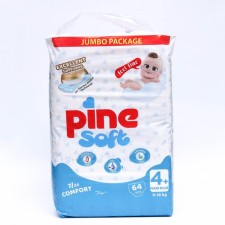 Disasters Pine Soft 4+ Maxi Plus (9-16 KG), 64 pcs