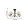 Grana chandelier, 5x40W E14, black color