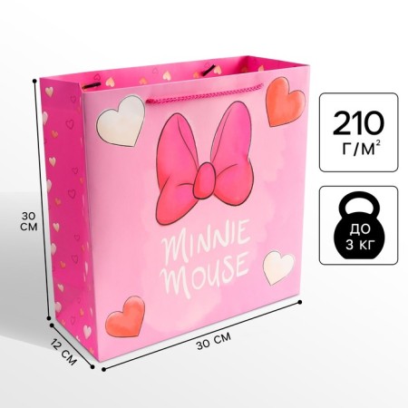 Gift package, 30x30x12 cm, packaging, Minnie Mouse