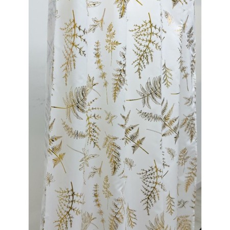 Bath curtains with Joy Home Rings "Golden Plants", 180x200 cm-3