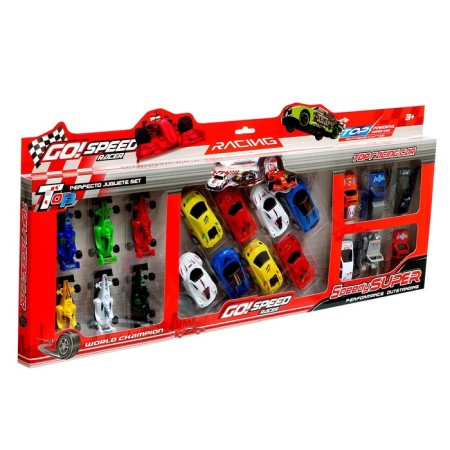 Set of machines "Racing" 20 pcs., 3 types, inertia-7