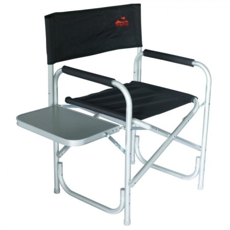 Tourist chair TRAMP TRF-002, Directorship with a table, aluminum