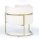 Gregor chair light-beige/gold