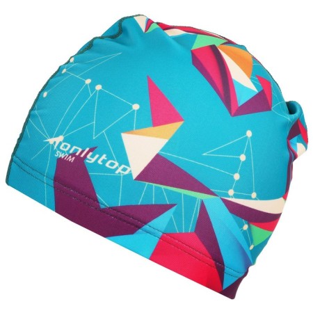 Hat of swimming adult, fabric, girth 54-60 cm-8