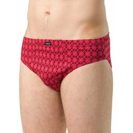 Male panties, size m, terracotta, blue, 2 pcs-1