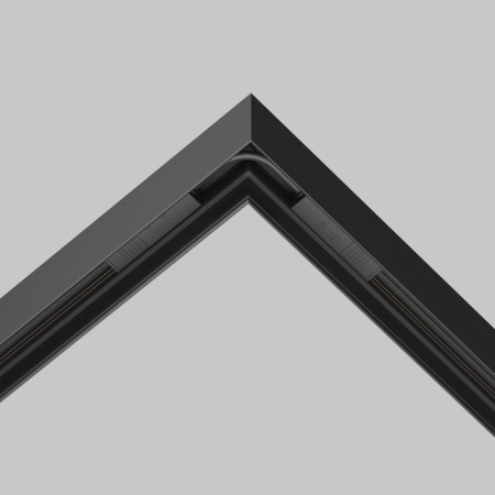 Flexible angular power connector 15 cm, exile, black-2