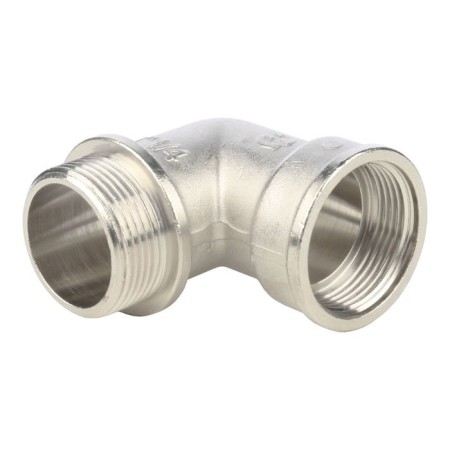 STOUT SFT-0016-000114, 1 1/4 ", external/internal thread, with emphasis, nickel. Brass