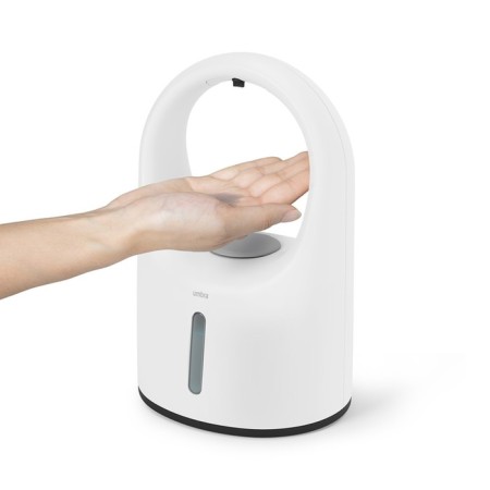 Liquid soap dispenser automatic umbra rain, 414 ml, white color-14