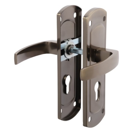 Lockland 002 strap handles, m/o 55 mm, bronze color-2