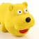 Brutus toy for dogs from latex "dog", 9 cm, yellow