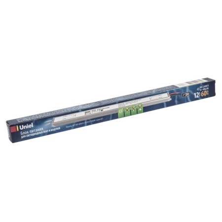 Uniel power supply, 60 watts, IP20, 12 V, 5A-3