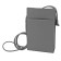 Women's bag B2812-05140, gray color, genuine leather, 13x6x22 cm