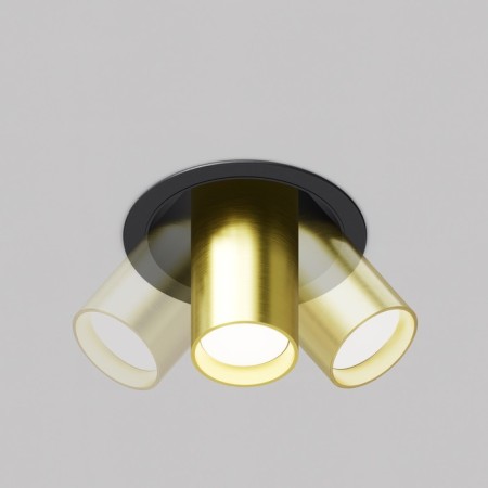Technical C048CL-01-GU10-Bbs Focus S, 54x54x109 mm, GU10, 1x10W, black color and brass-6
