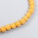 Beads for aromatherapy with the hole "Round. Yellow" d = 0.8 cm set 50 pcs +-5