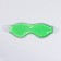 Gel mask for the eyes, 18.5 × 5 cm, green color