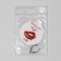 Piercing in the nose (fake for septum) "Triangle", color silver