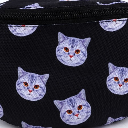 Barry Bag Cat, 32x8x15 cm, lightning department, black color-3