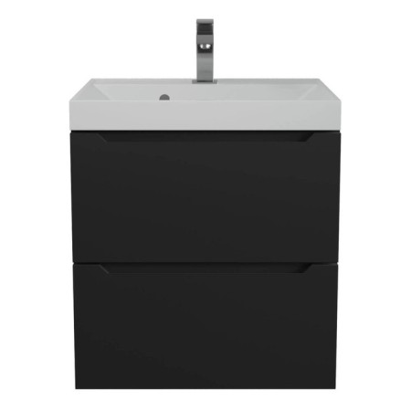 Tumbling under the Uperwood Tanos sink, suspended, 50 cm, black-4