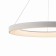 Suspended chandelier Mantra Niseko, Led, 4200lm, 3000-6000k, 500 mm, white color