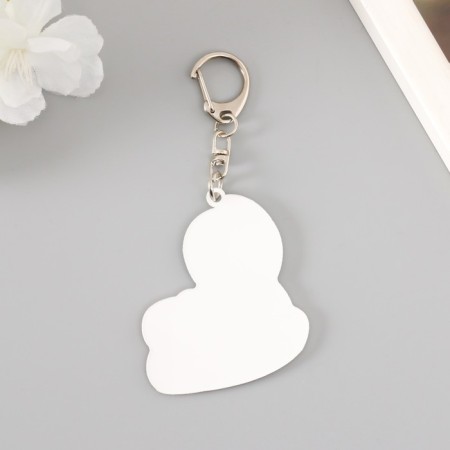 Acryl keychain "Snakes with the Globe" 5.8x5 cm-2