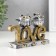 Polystone souvenir "Two eagle owls on the letters. Love" 3.8x11.5x8.5 cm