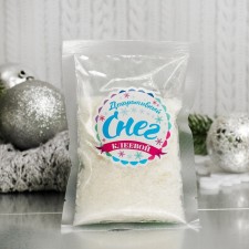 Artificial glue snow for decor 