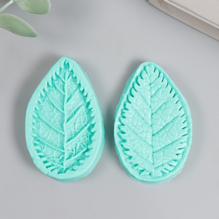 Mold Silicon "Skeleton Leaf" set 2 pcs 6x3.9x2.1 cm
