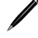 Gift handle, ball "Atlantic" in the leatherette case, rotary, black body with silver