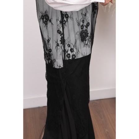 Women's tunic, size 44, black color-13