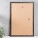 Photo frame Plastic "Mira" 40x60 cm, 642446 brown (plastic screen)