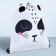 Back for shoes "Beauty Panda" with additional elements, 30 x 40 cm