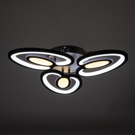 Chandelier 1094/3bk LED 48W 3000-6000k Dimmer black 50x50 cm Bayerlux-4