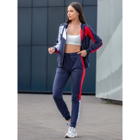Female ishomine is a suit, size 50, dark blue color-2