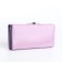 Women's wallet on magnet, purple color