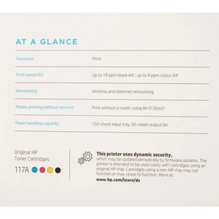 Printer Laser CV HP Laserjet 150NW, 600x600 DPI, 18 pages/min, A4, Wi-Fi, white-13