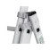 Staircase "New Height", aluminum, three -section, 3x7 steps