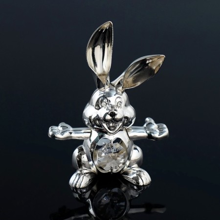 Souvenir "Rabbit", 5.5 × 2.5 × 8 cm, with crystals