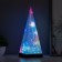 Night Pyramid. Salute Led RGB from 3AAA USB 9x9x28cm Risalux