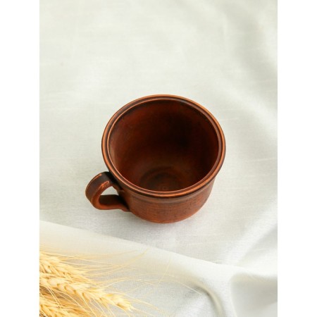 Cup "Coffee", smooth, red clay 0.2 l.-2