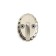 Hook furniture tundra TKO018, one -rod, chrome