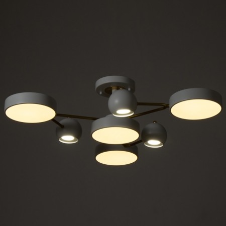 Causte "Terno" 4XLED 126W 3000-6000K 3XGU10 white-gold 74x74x21 cm Bayerlux-3