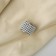 The cloth "Pearl", white color in silver