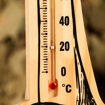 Thermometer-gigrometer "bucket", wooden-4