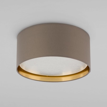 Ceiling light TK Lighting Bilbao 4404, E27, 4x15W, 450x450x170 mm, beige color, gold