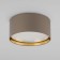 Ceiling light TK Lighting Bilbao 4404, E27, 4x15W, 450x450x170 mm, beige color, gold