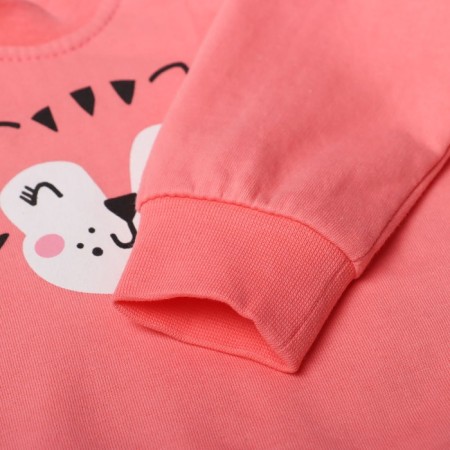 Svitshot for children, I was launched, coral color, height 74-80 cm (9-12 months)-2