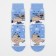 Noski children's terry, blue color, size 20-22