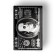 Plastic Plastic Cards "100 dollars", 30 μm, 8.7 x 5.7 cm, black
