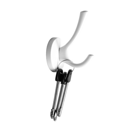 Furniture hook Cappio Strong, two -rod, white-2