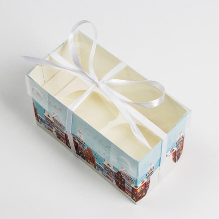 Capcake box "Holiday", 16 x 8 x 10 cm, New Year-3